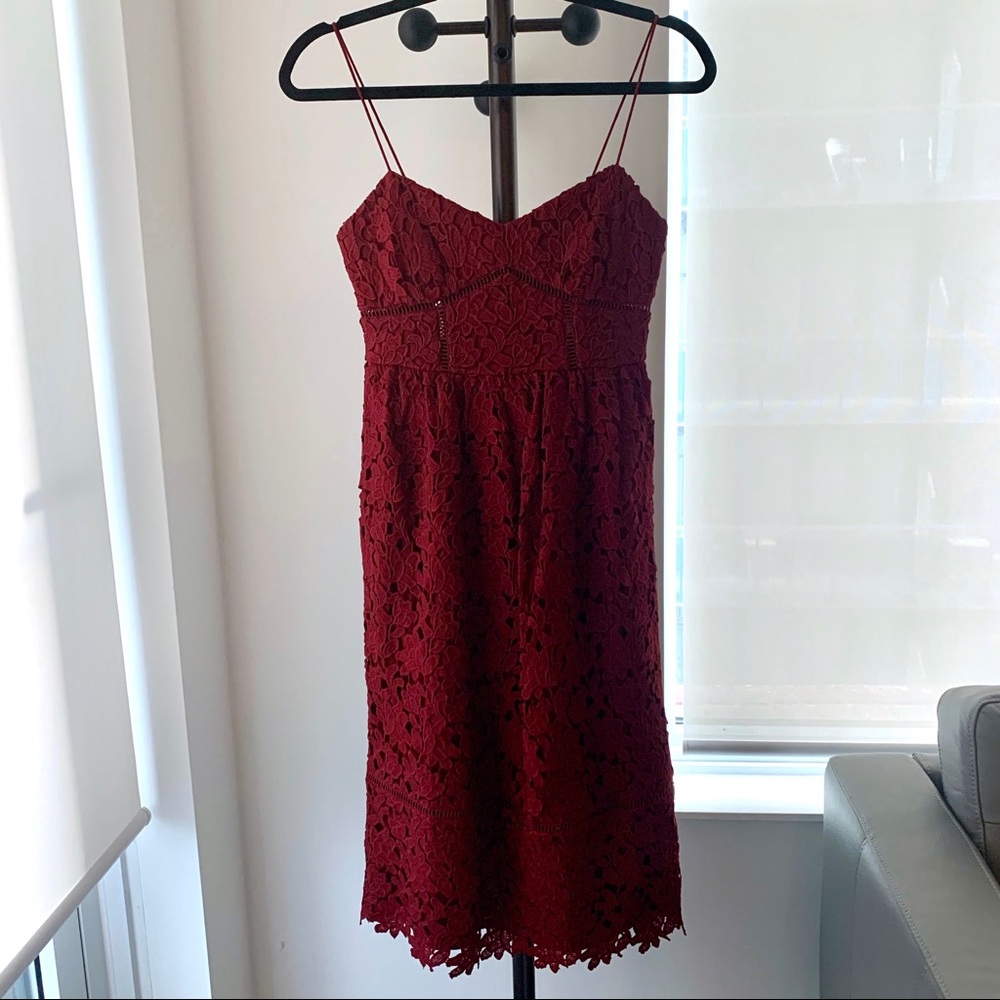 Club Monaco Red Bolari Dress - Picture 6 of 10